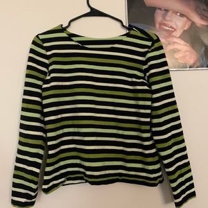 Green Striped shirt